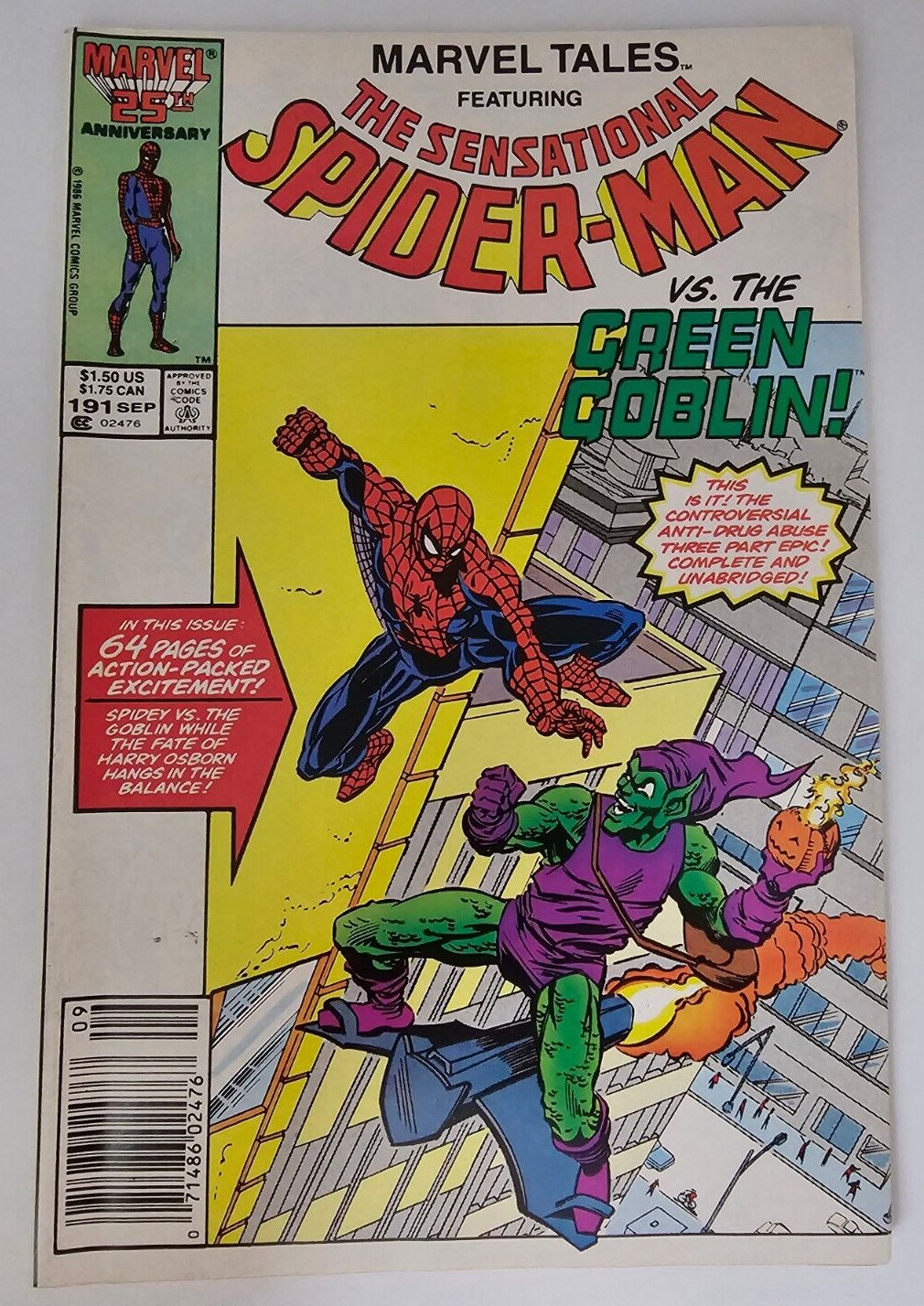Marvel Tales (2nd Series) #191 NM Marvel | Amazing Spider-Man 96, 97, 98 reprint