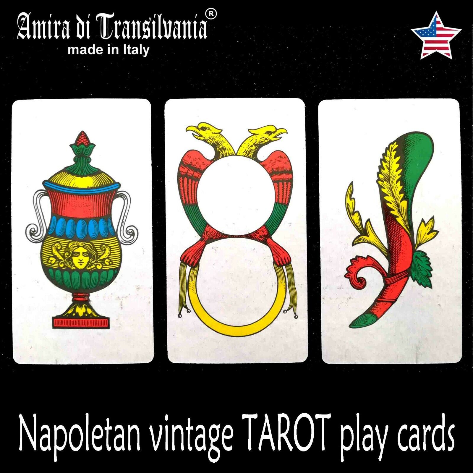 naples tarot card playing cards deck vintage minor major arcana rare oracle lot