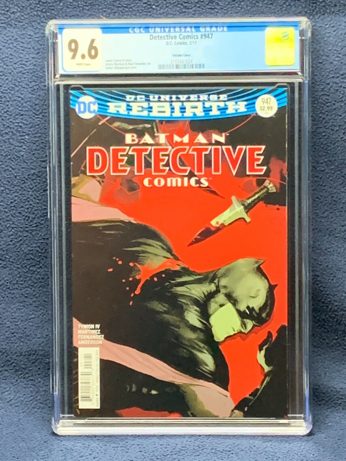 Detective Comics #947 Vol 3 Comic Book - CGC 9.6 - Variant