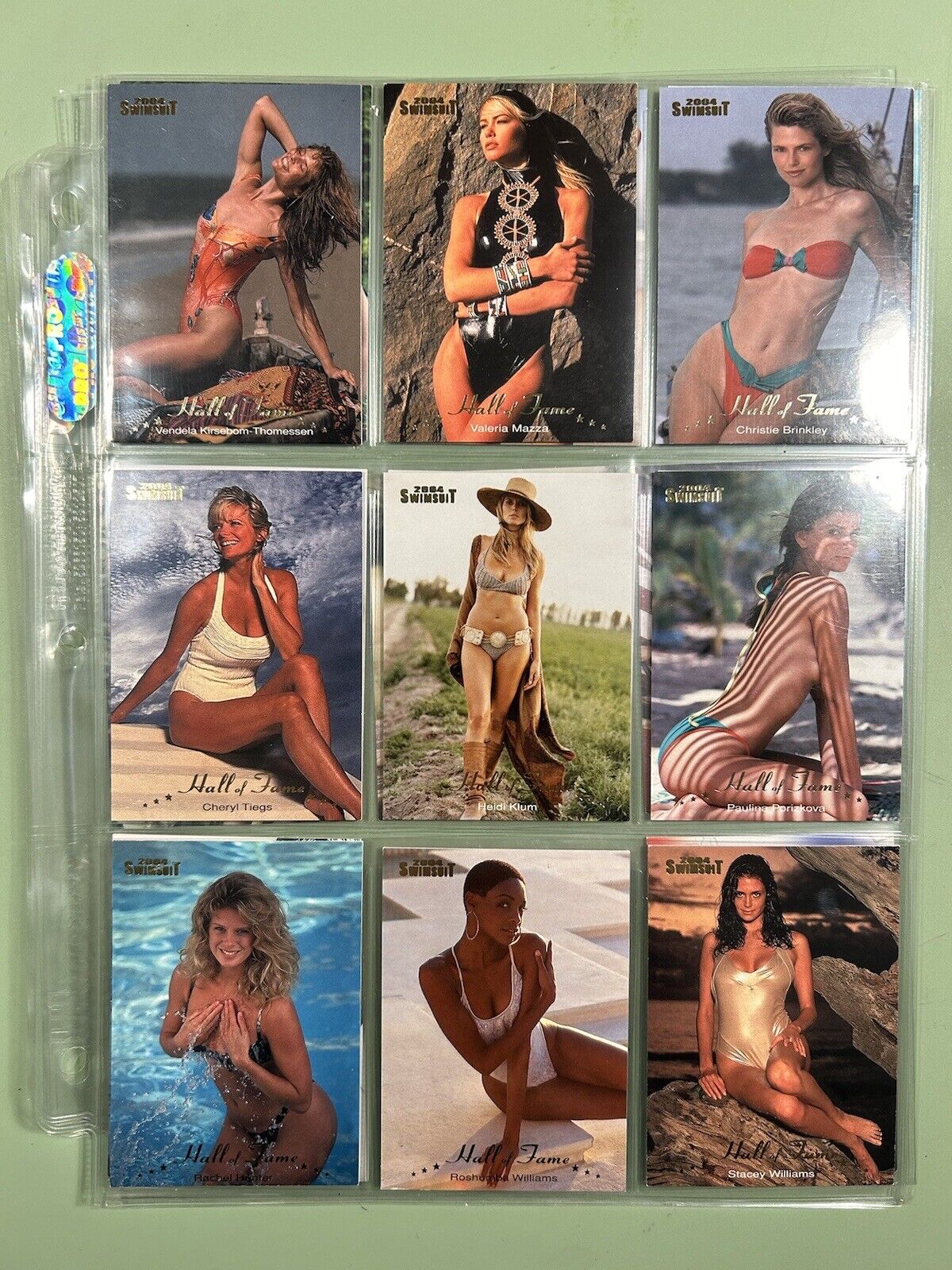 2003 & 2004 Sports Illustrated Swimsuit Trading Cards - Chase Lot of 34 Cards