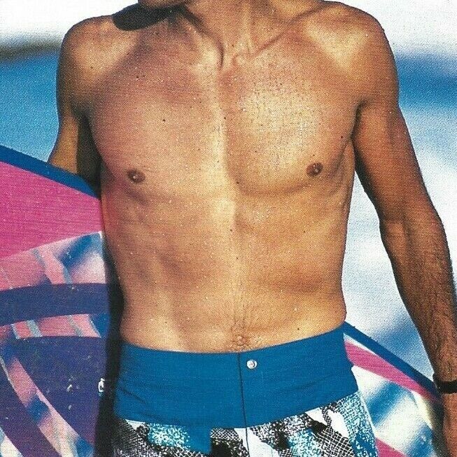 Instinct Clothing Print Ad with Pro Surfer Shaun Tomson from 1985