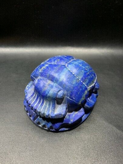 Marvelous Egyptian Scarab made of Real lapis lazuli with natural color