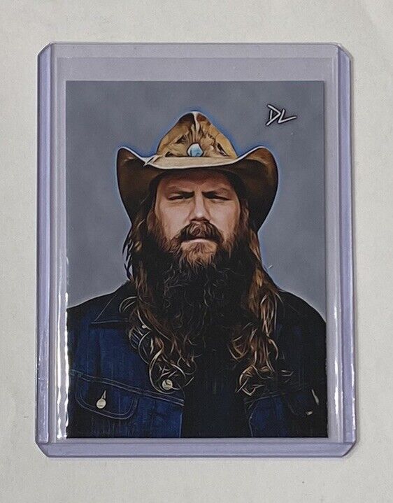 Chris Stapleton Limited Edition Limited Artist Signed “Country Icon” Card 2/10