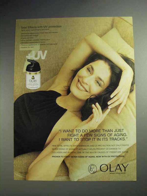 2001 Oil of Olay Total Effects with UV Protection Ad