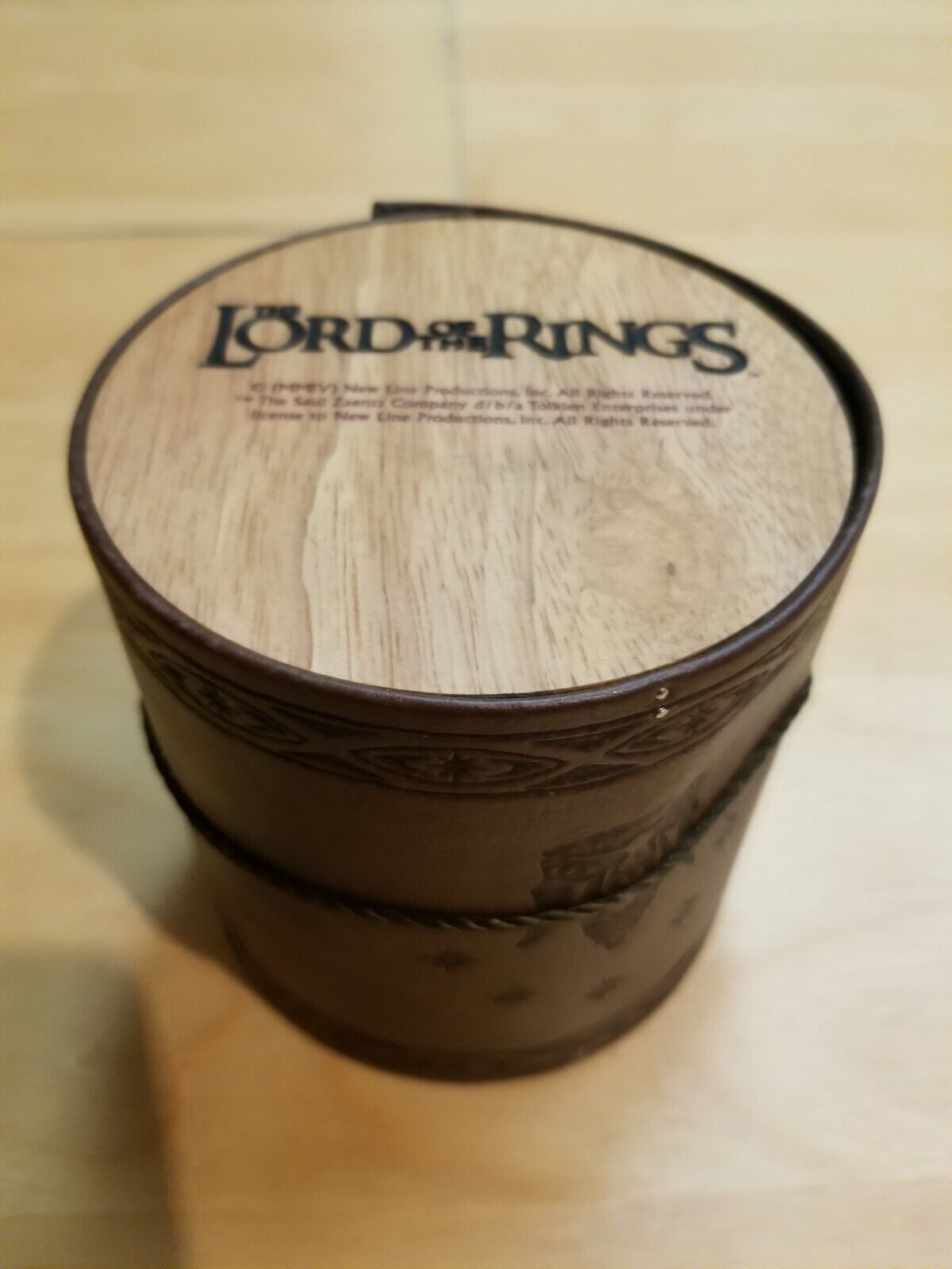 Lord of the Rings Tree of Gondor Wood Laser Engraved Container, Ships Free
