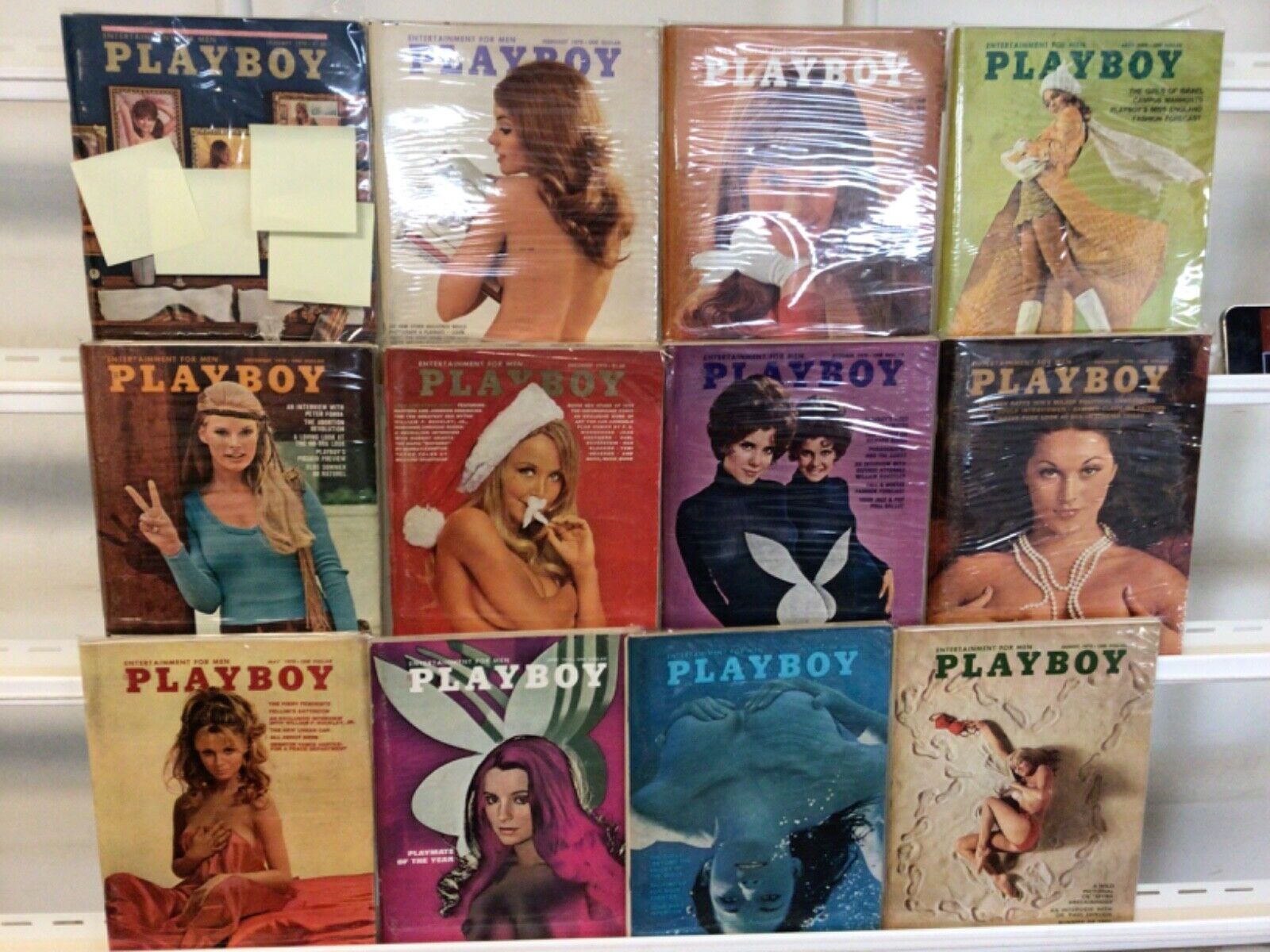 Playboy Magazine 1970 Complete Year