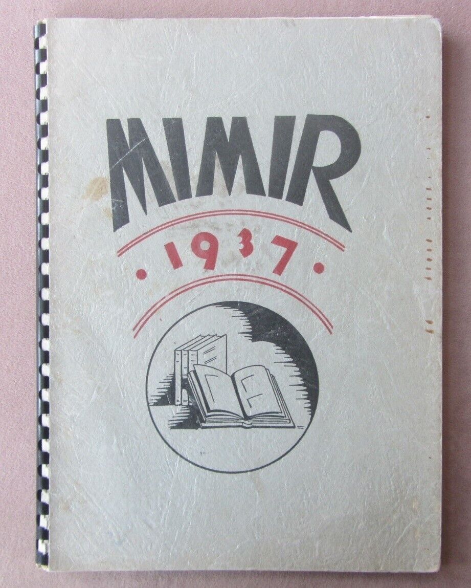 1937 La Grande High School La Grande Oregon * Mimir Yearbook Old Rare