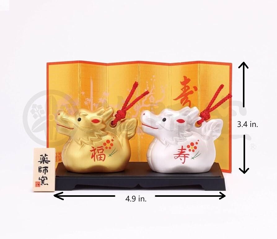 2024 Japanese Traditional Zodiac Dragon Ceramic Ornament Lucky Decor Art