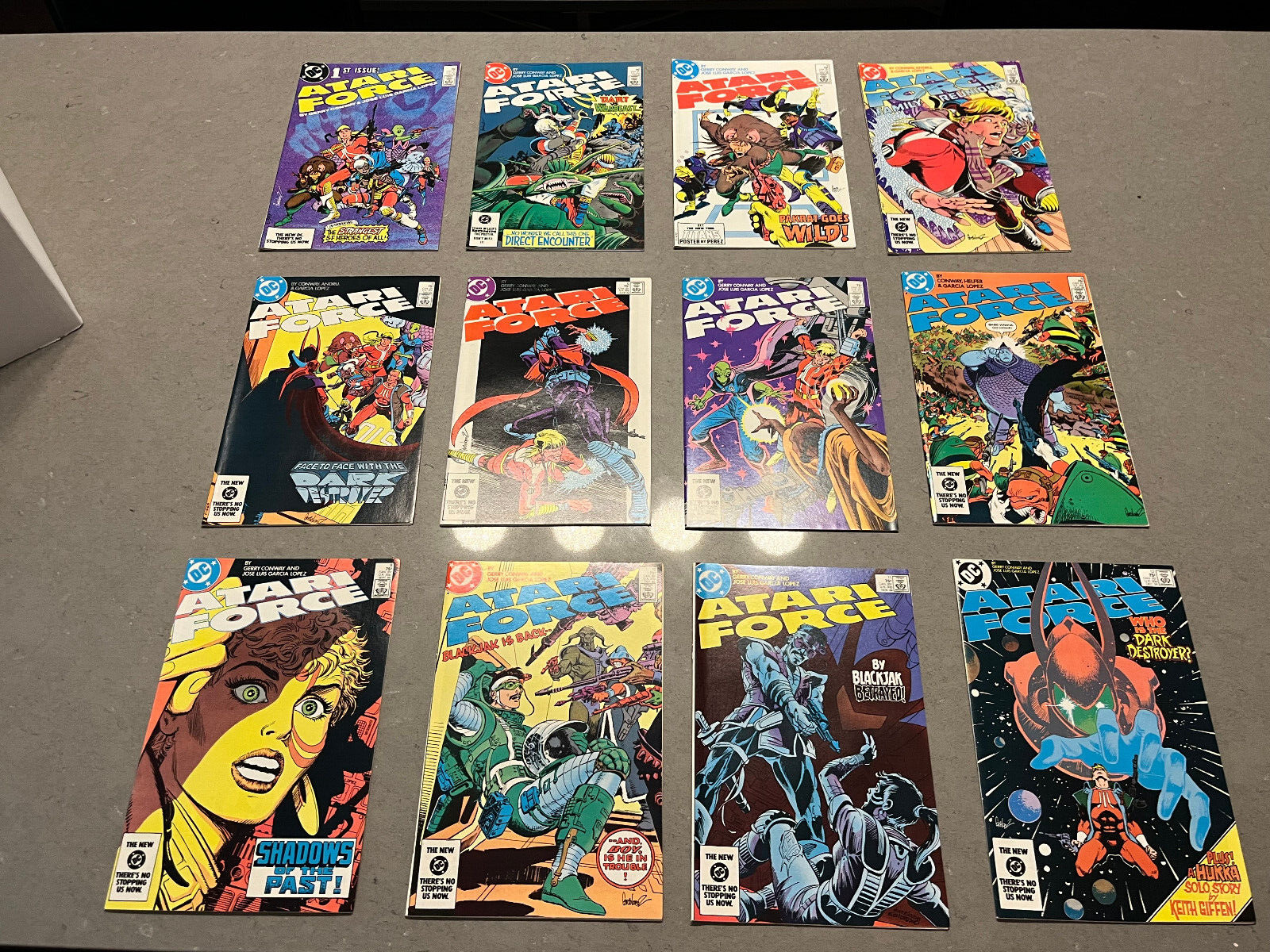 Atari Force #1-12 Comic Book Set 1984 DC Comics Lot