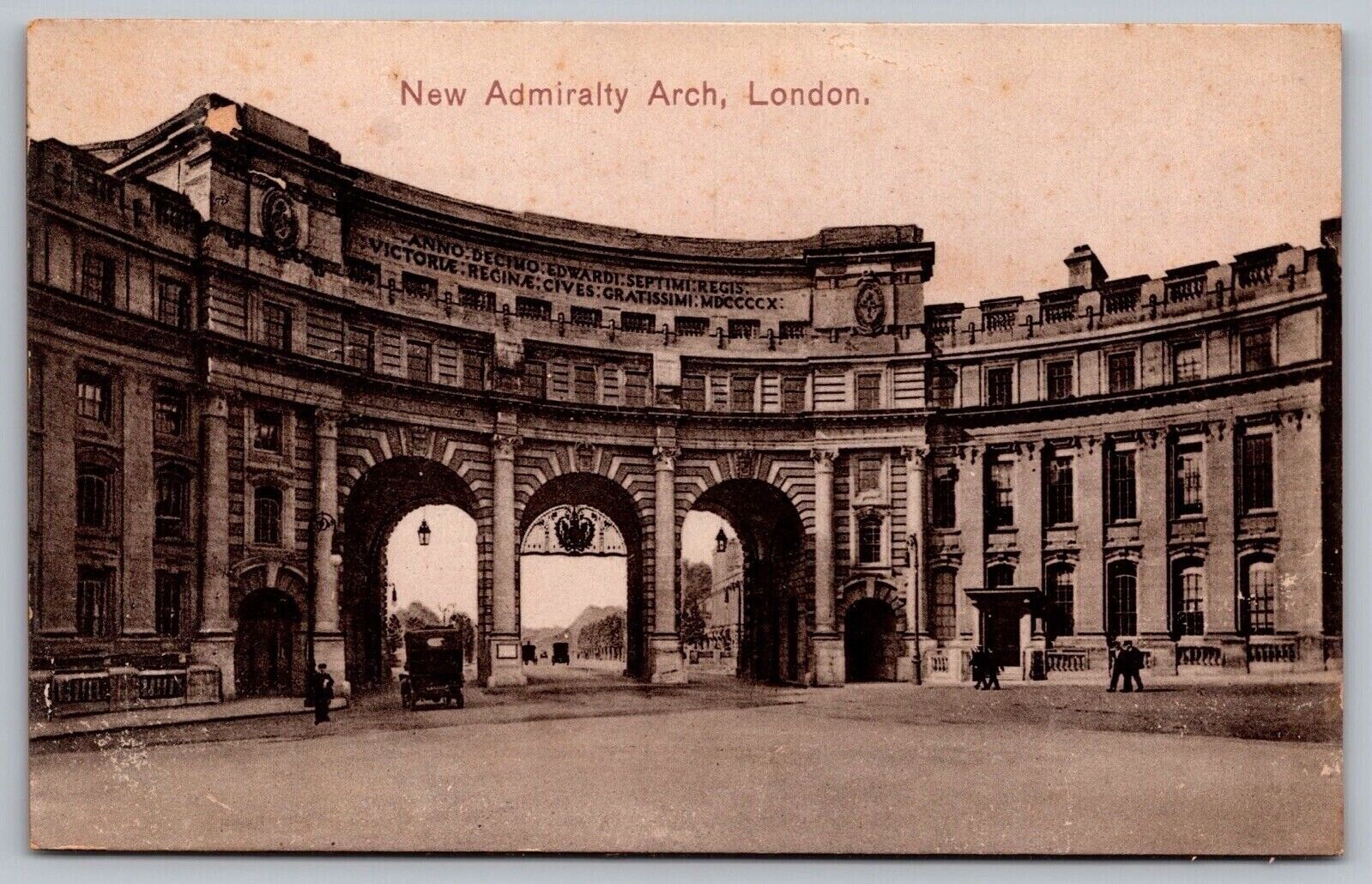 New Admiralty Arch London Antique Postcard UNP Unused DB