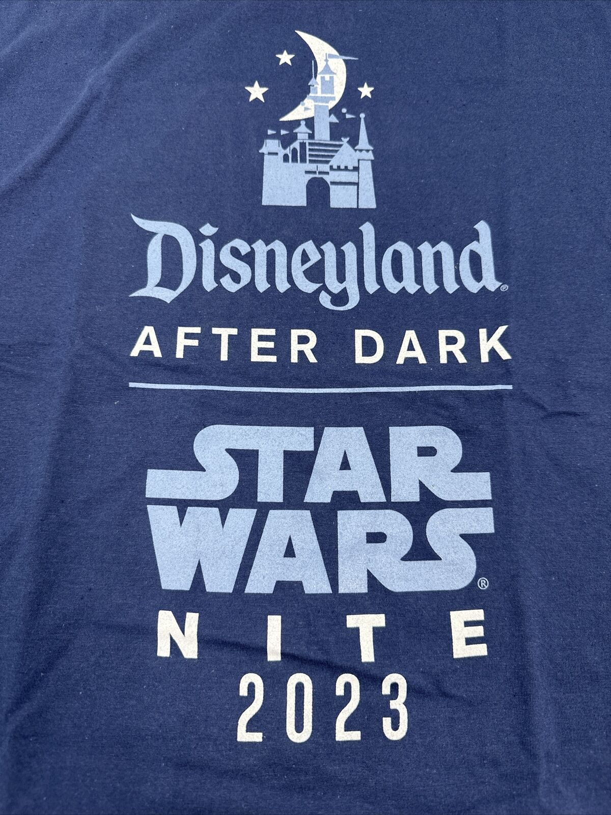 Disneyland After Dark / Star Wars Nite 2023 Blue Short Sleeves Large