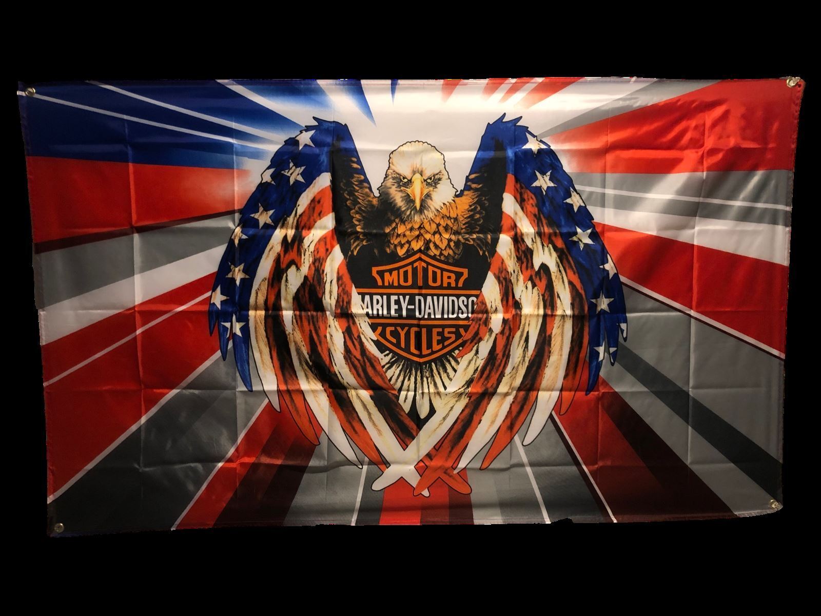 Harley Davidson 3x5 Flag Banner 3 X 5 Large Fast Free USA Shipping New.