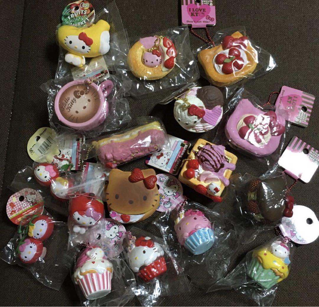 Sanrio Squishy Hello Kitty Mascot Limited Rare good condition Bulk Sale Japan