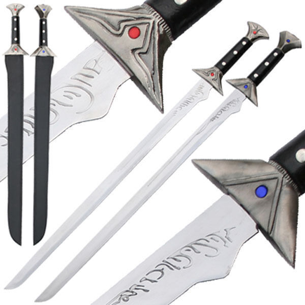Double Icingdeath Twinkle Drizzt Do'Urden Video Game Sword Collectible Cosplay