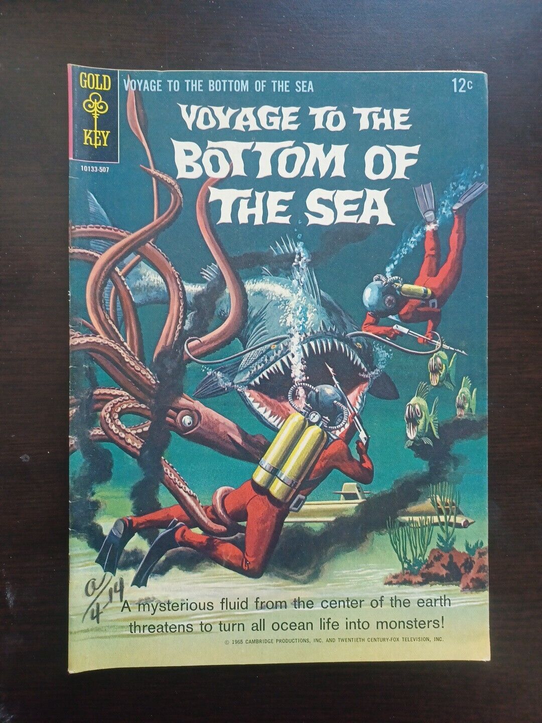 Voyage to the Bottom of the Sea Gold Key Comic Silver Age #2 1965