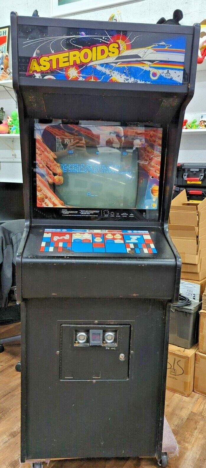 *RARE* WORKING 1979 ATARI ASTEROIDS ARCADE GAME - LOCAL PICK UP ONLY