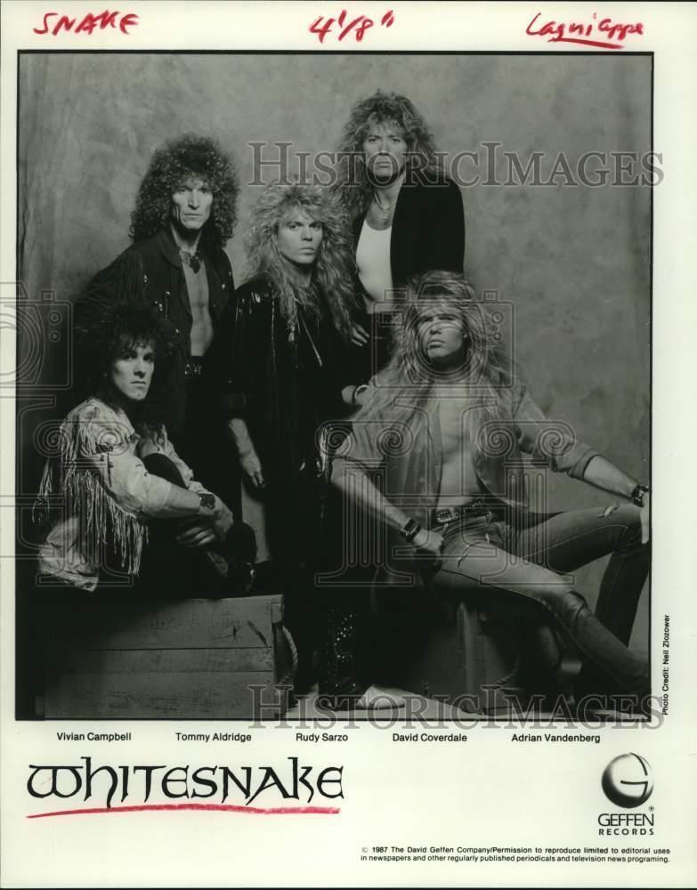 1987 Press Photo Whitesnake - nop81212
