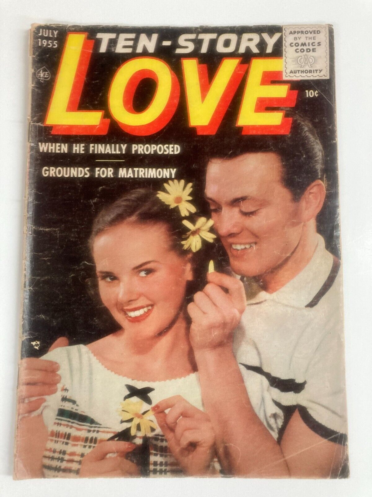 Ten story Love #5 Ace Comics 1955 GD/VG Romance