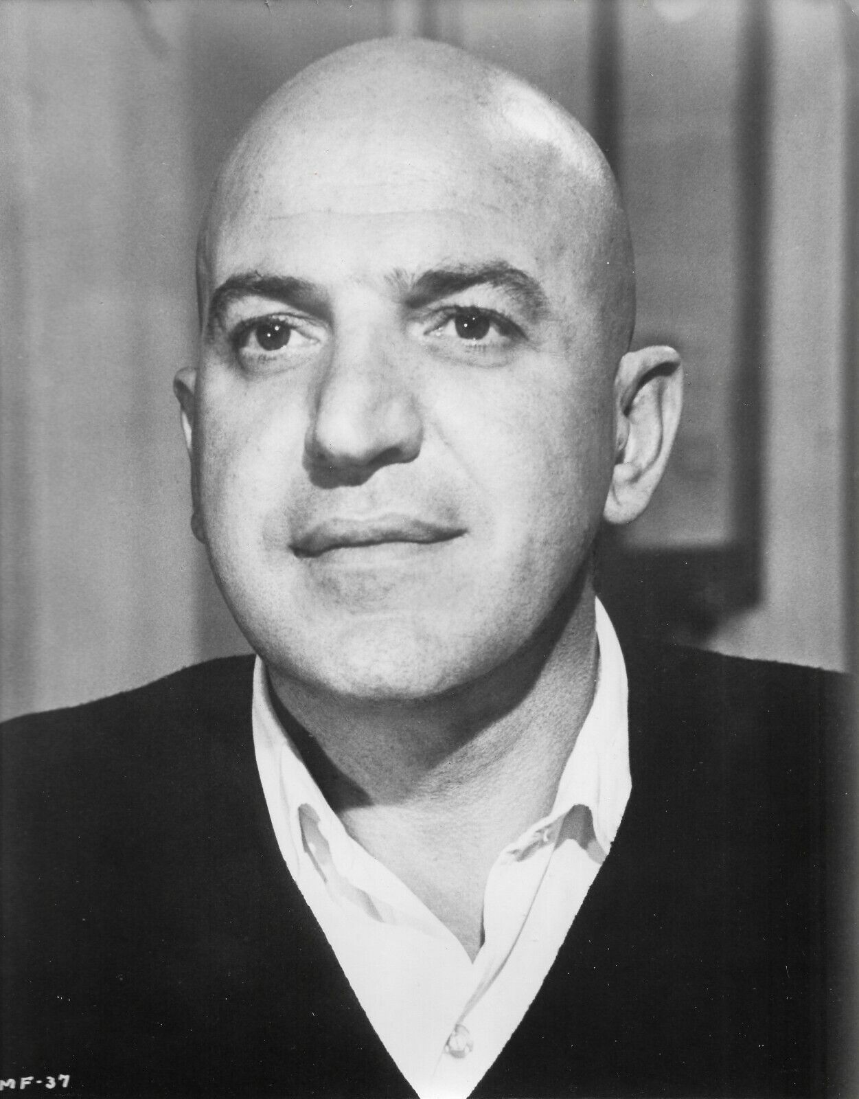 Telly Savalas Photograph Actor Promotional Movies Television 8x10