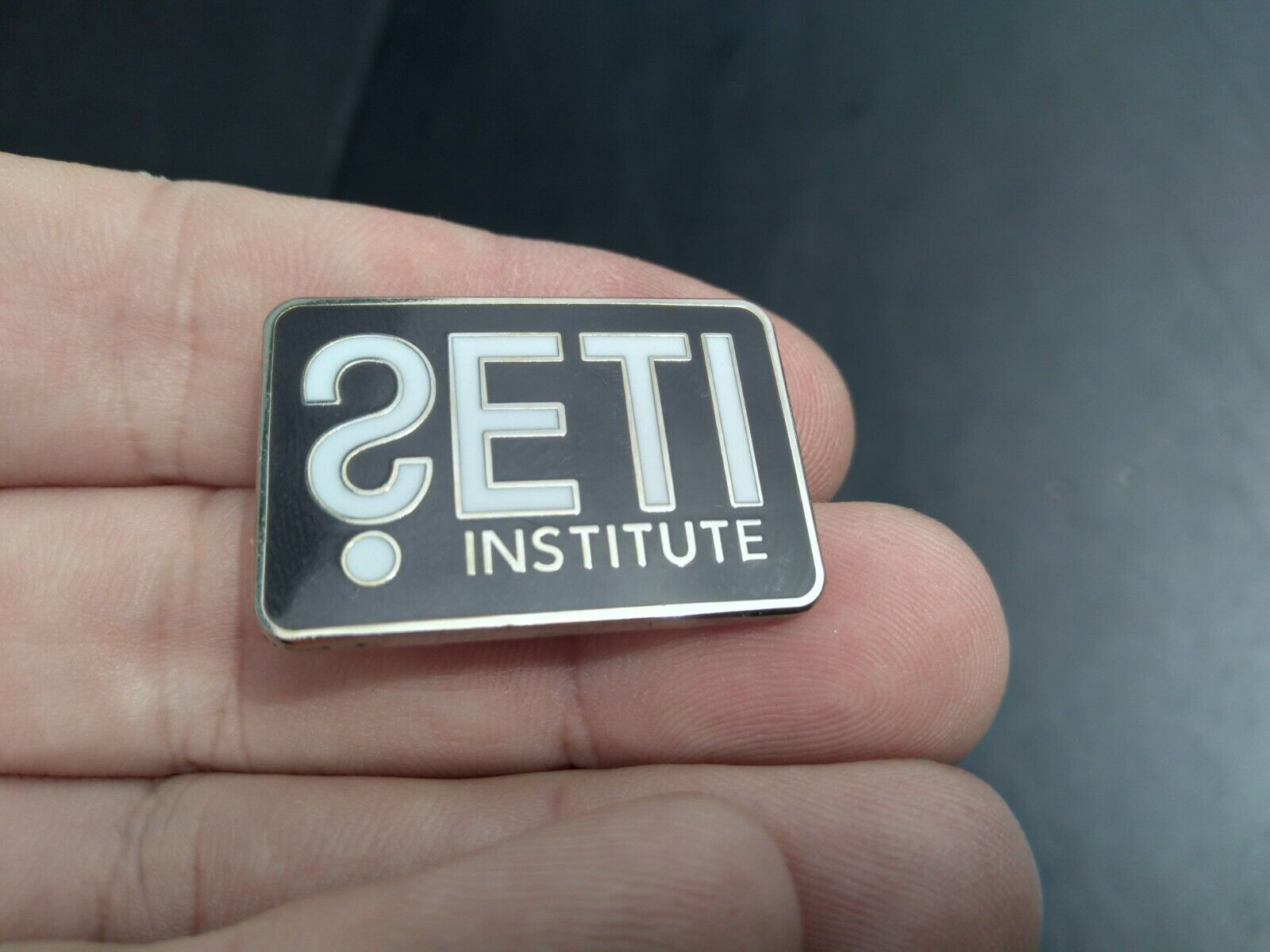 Rare Vintage SETI Institute Search for ExtraTerrestrial Intelligence Enamel Pin