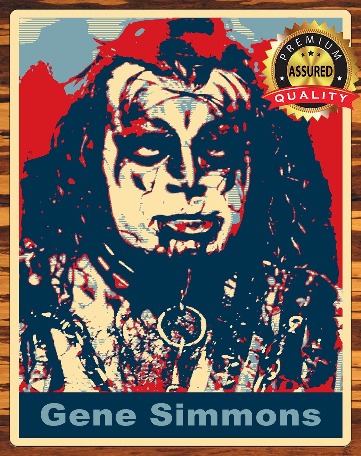 Gene Simmons - Kiss - Metal Sign 11 x 14