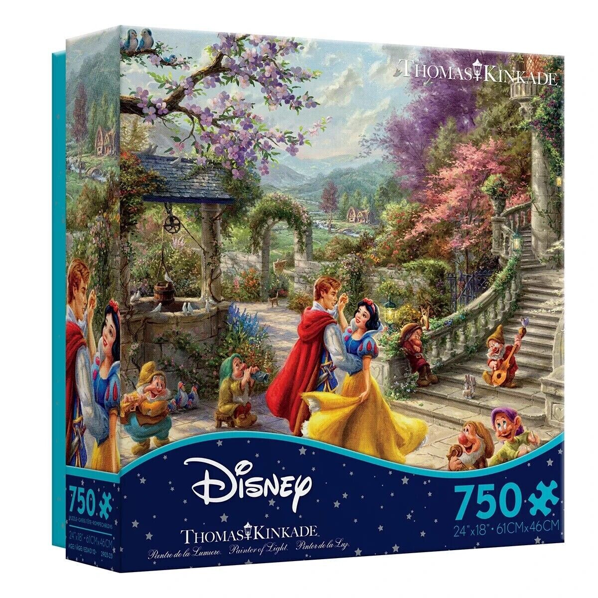Disney  Snow White Dancing In The Sunlight ~  750 Piece Jigsaw Puzzle New in Box