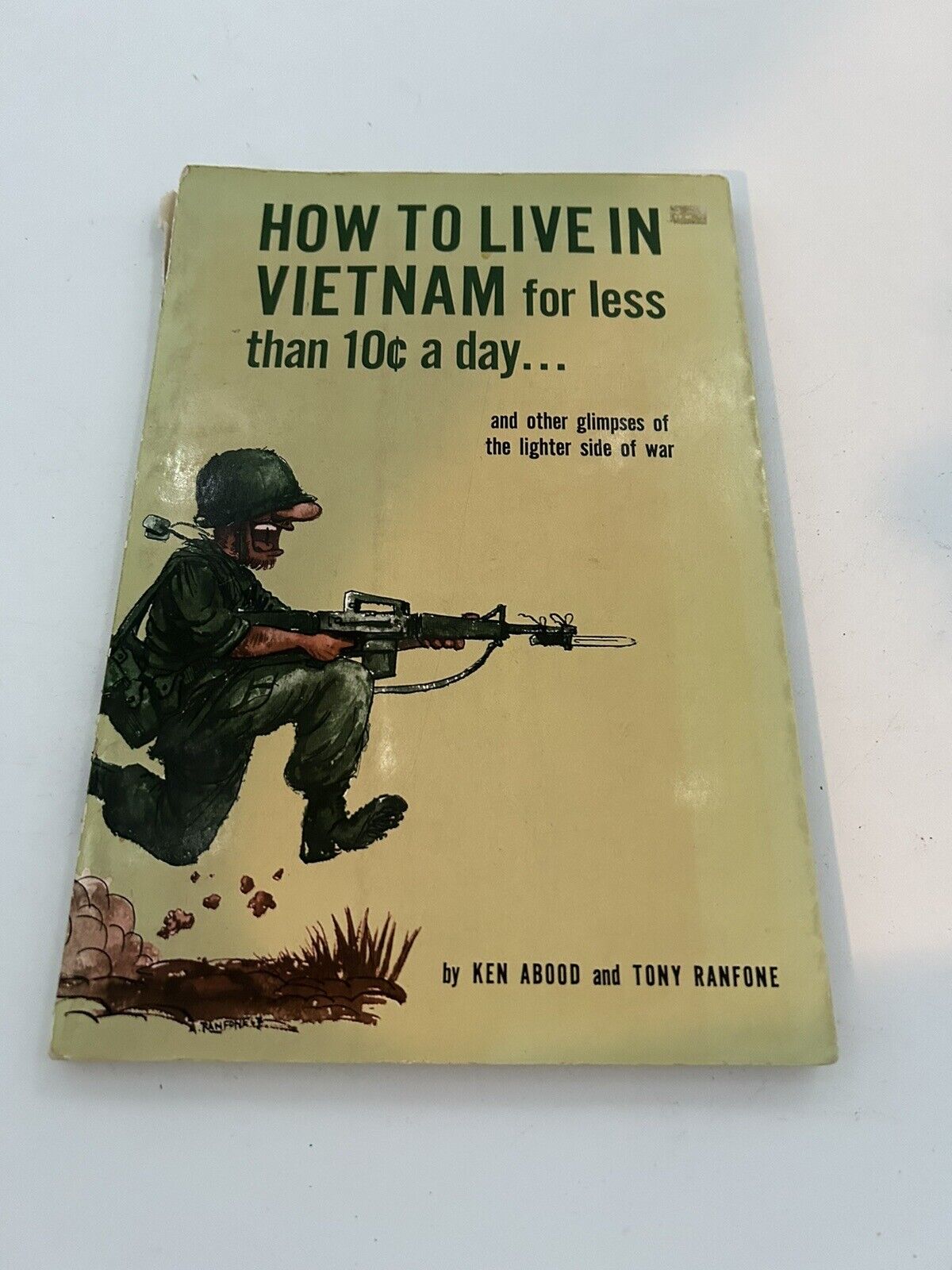 Rare May 1968 Print How To Live In Vietnam for less than 10 Cents a Day 