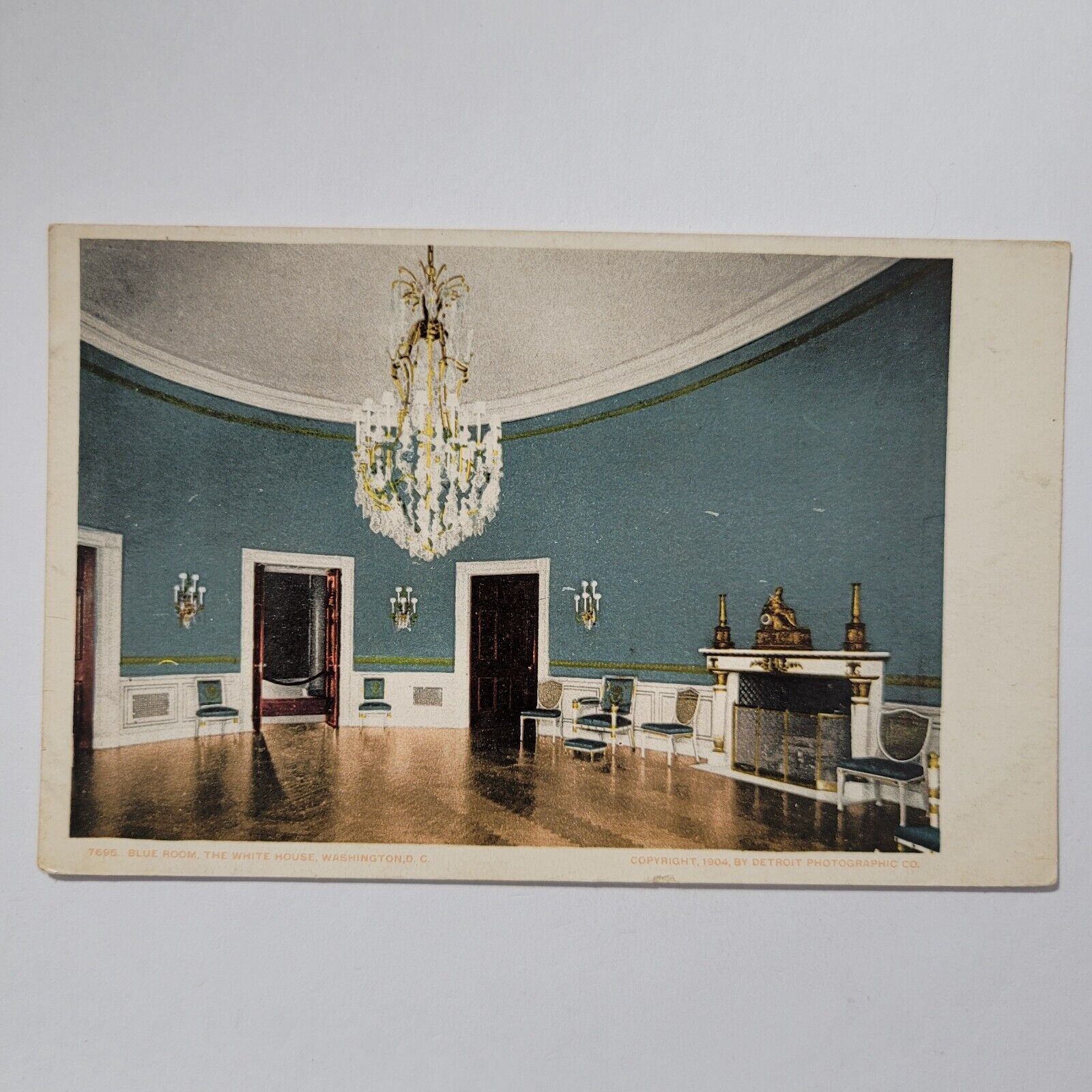 Blue Room White House c1904 Detroit Photographic Company Undivided Back Postcard
