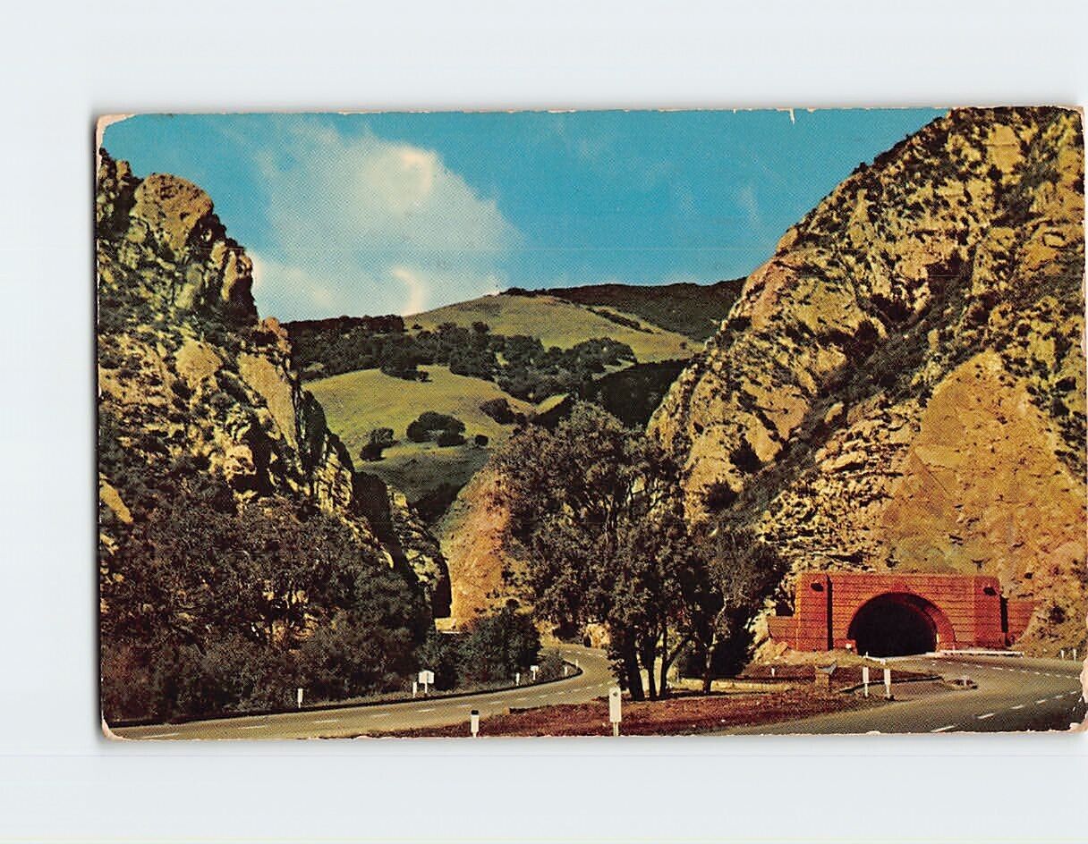 Postcard Gaviota Pass Tunnel Goleta California USA