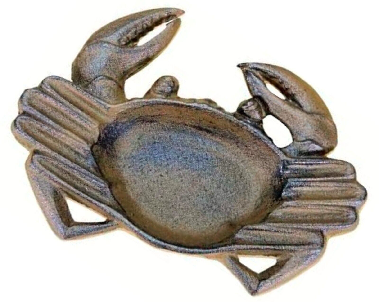 Crab Ashtray Key Dish Trinket Tray Cast Iron Nautical Beach Coastal Heavy Duty