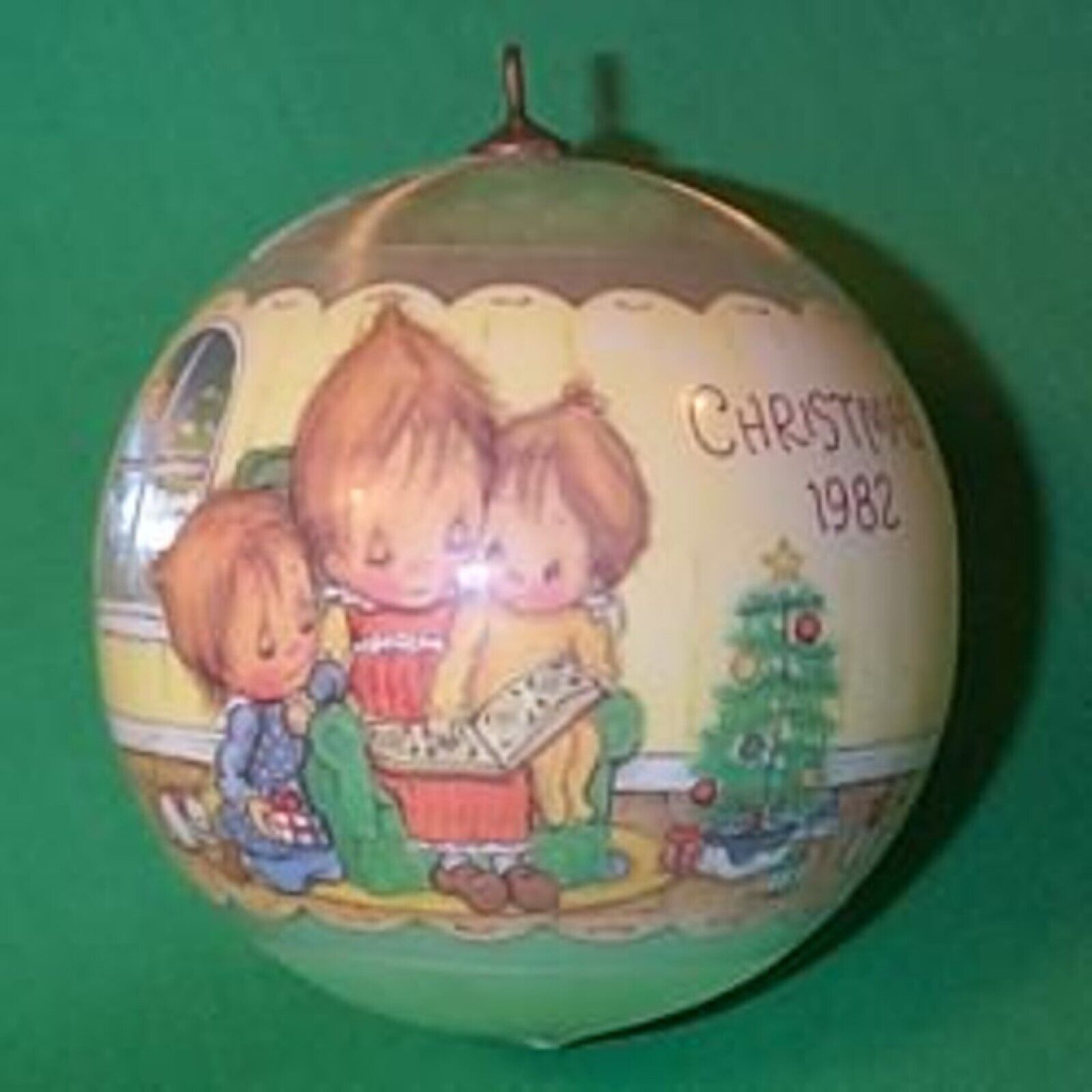 \'Christmas 1982\' \'Satin Ball Ornament\' Series NEW Hallmark