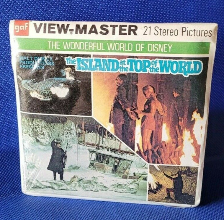 SEALED Disney B367 The Island at the Top of the World view-master 3 Reels Packet