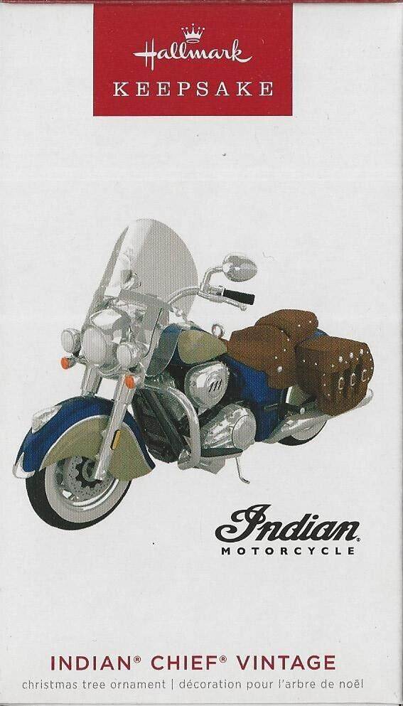 Hallmark Keepsake 2022 Indian Chief Vintage Indian Motorcycle NEW in Box