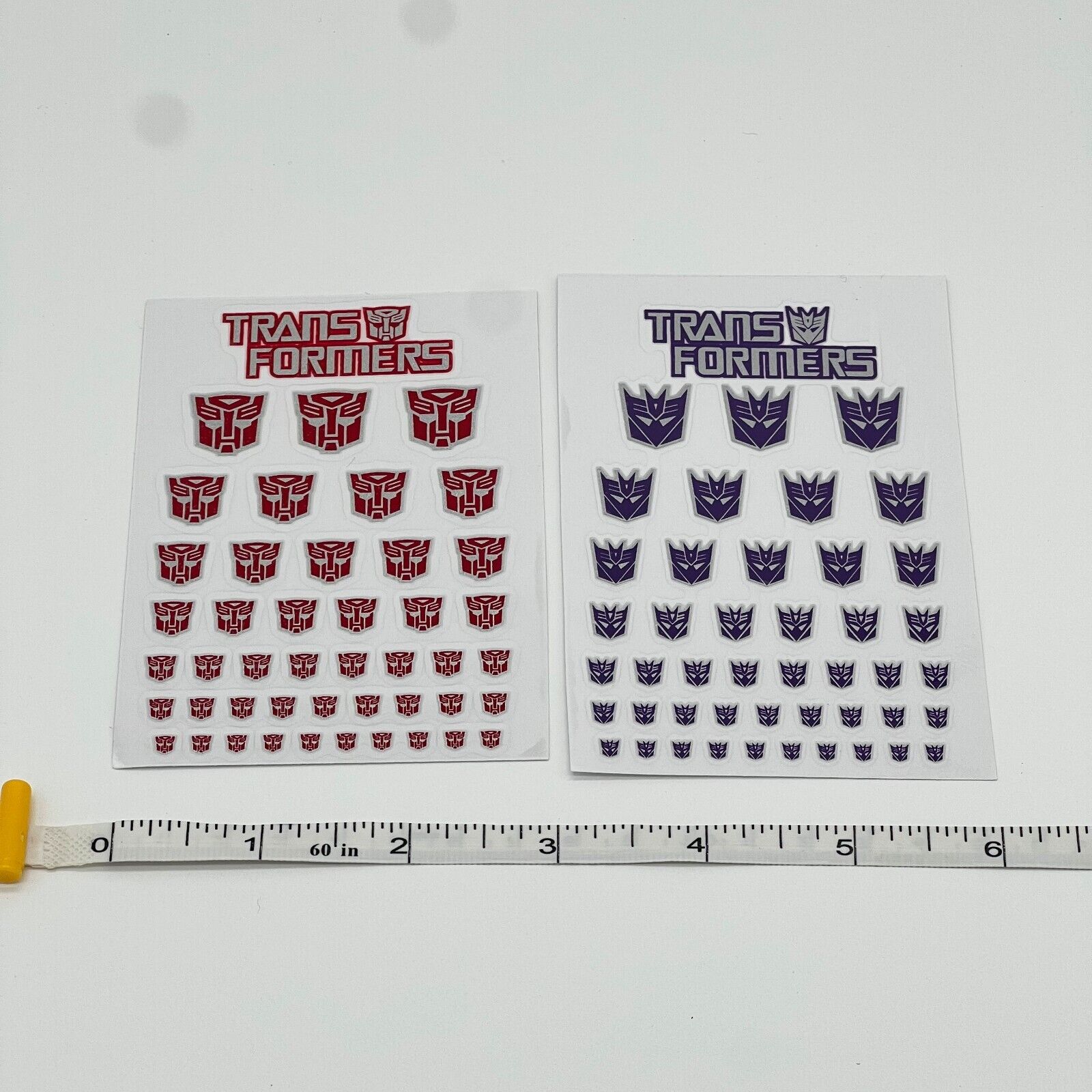 Transformers Autobot & Decepticon Logo Stickers: Authentic G1 Decal Sign Sticker