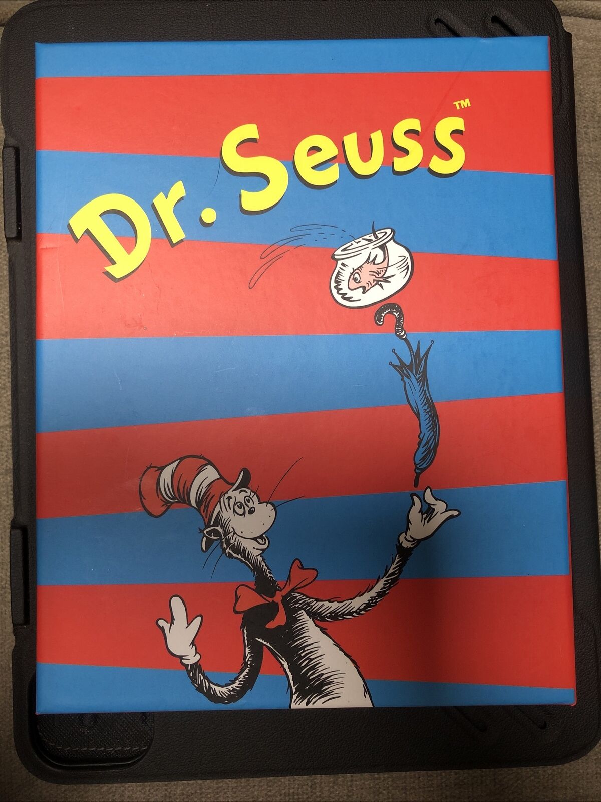 New Rare Dr. Seuss Box of 20 Notecards with Env. 4 Designs 2009 Cat in Hat NIB