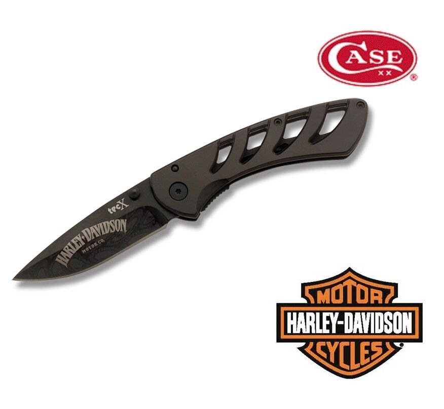 Case Harley-Davidson pocket knife Black Tec X Exo-Lock Framelock