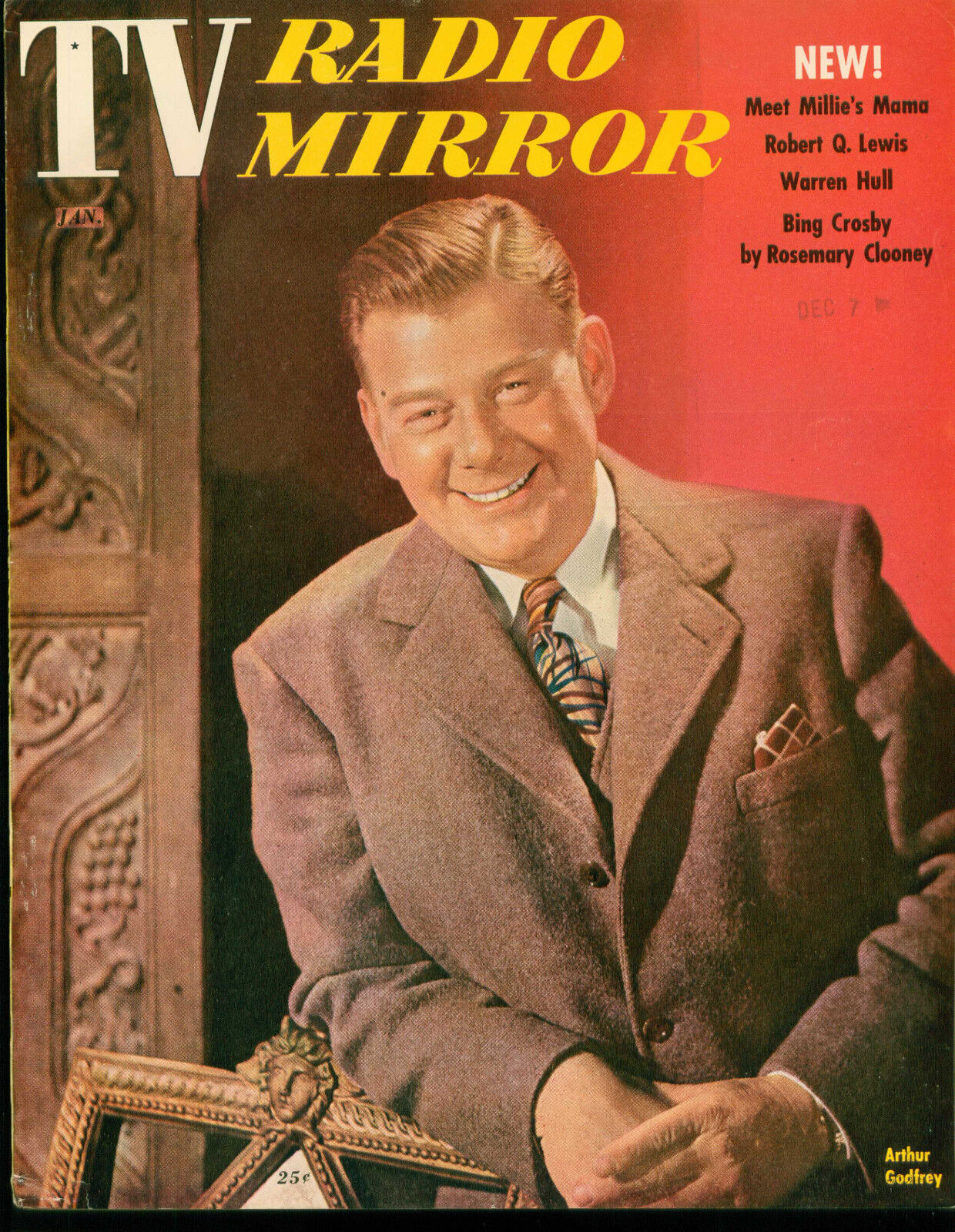  TV-Radio Mirror Magazine January 1955, Scarce Fan Magazine, Full of Photos