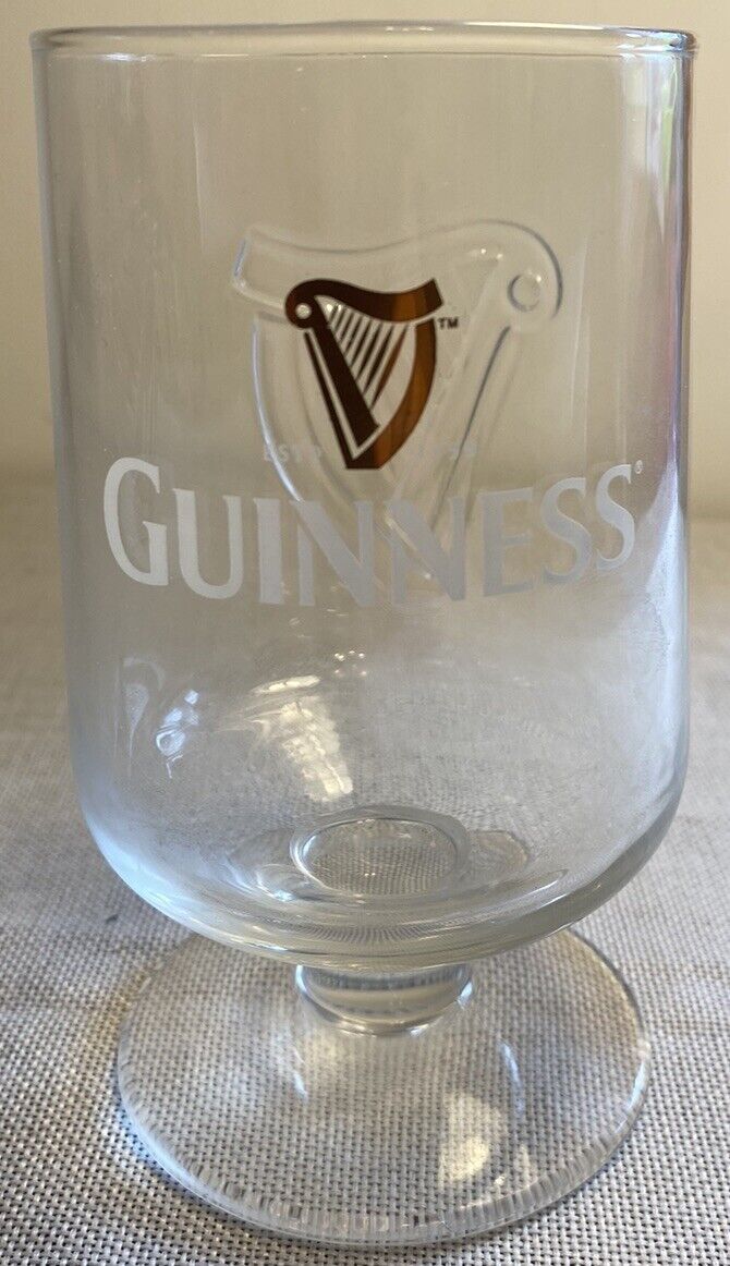 Rare Antique 1950s Guinness Factory Tour Glass Beer Collectable Vintage Man cave