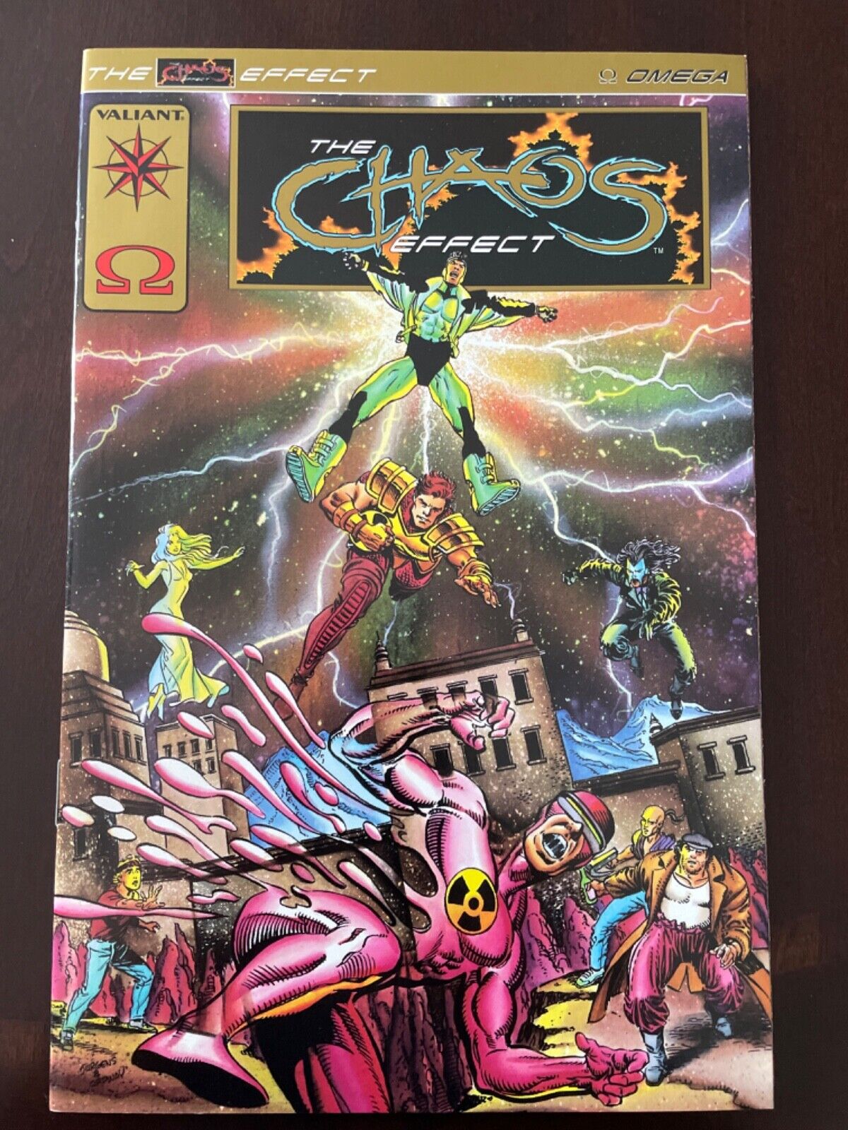 The Chaos Effect #2 #2B Vol 1 (Valiant, 1984) NM Ultra Rare Gold Foil Edition