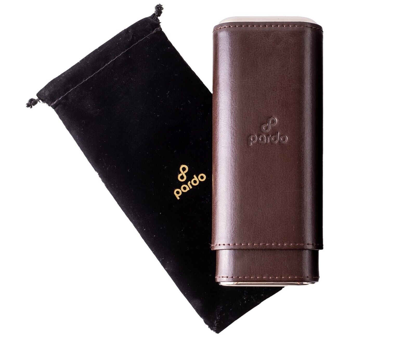Pardo Cigar - Case Genuine Leather with Spanish Cedar Lining