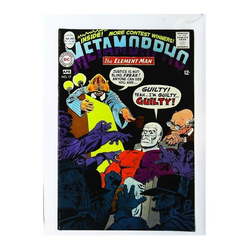 Metamorpho (1965 series) #17 in Very Fine minus condition. DC comics [x: