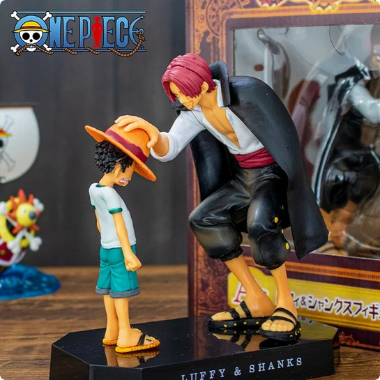 One Piece Luffy and Shanks Dynamic Duo Collectible Figures Set - Rare Finds