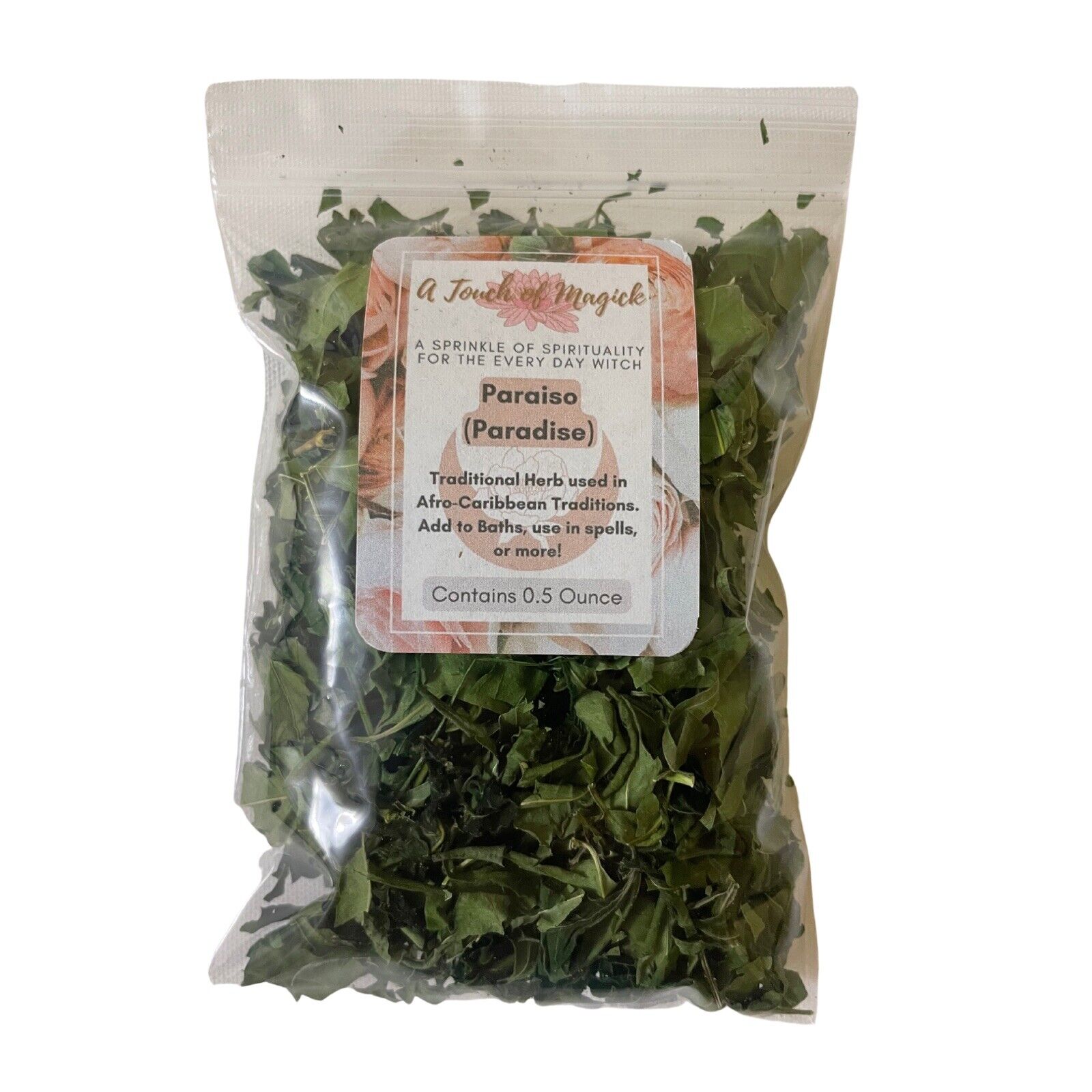 Paraiso Dried Herb for Love, Prosperity and Spiritual Cleansing use