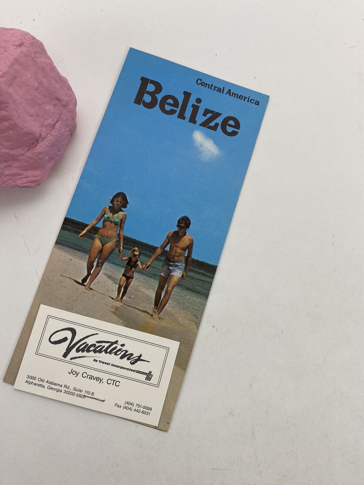 Vintage Central America Belize Vacation Travel Brochure
