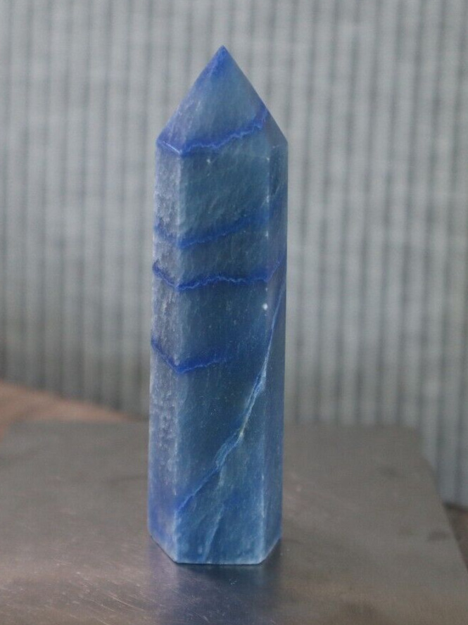 BLUE AVENTURINE POINT BUNDLE (8) POINTS INCLUDED (OVER 1 POUND)
