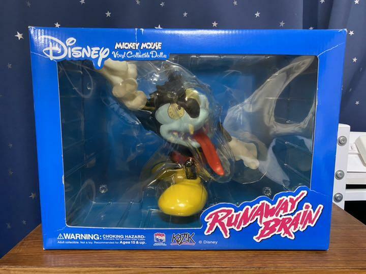 MEDICOM TOY VCD Frenzy Mickey Mouse Runaway Brain Color Ver. Vinyl Collectible 