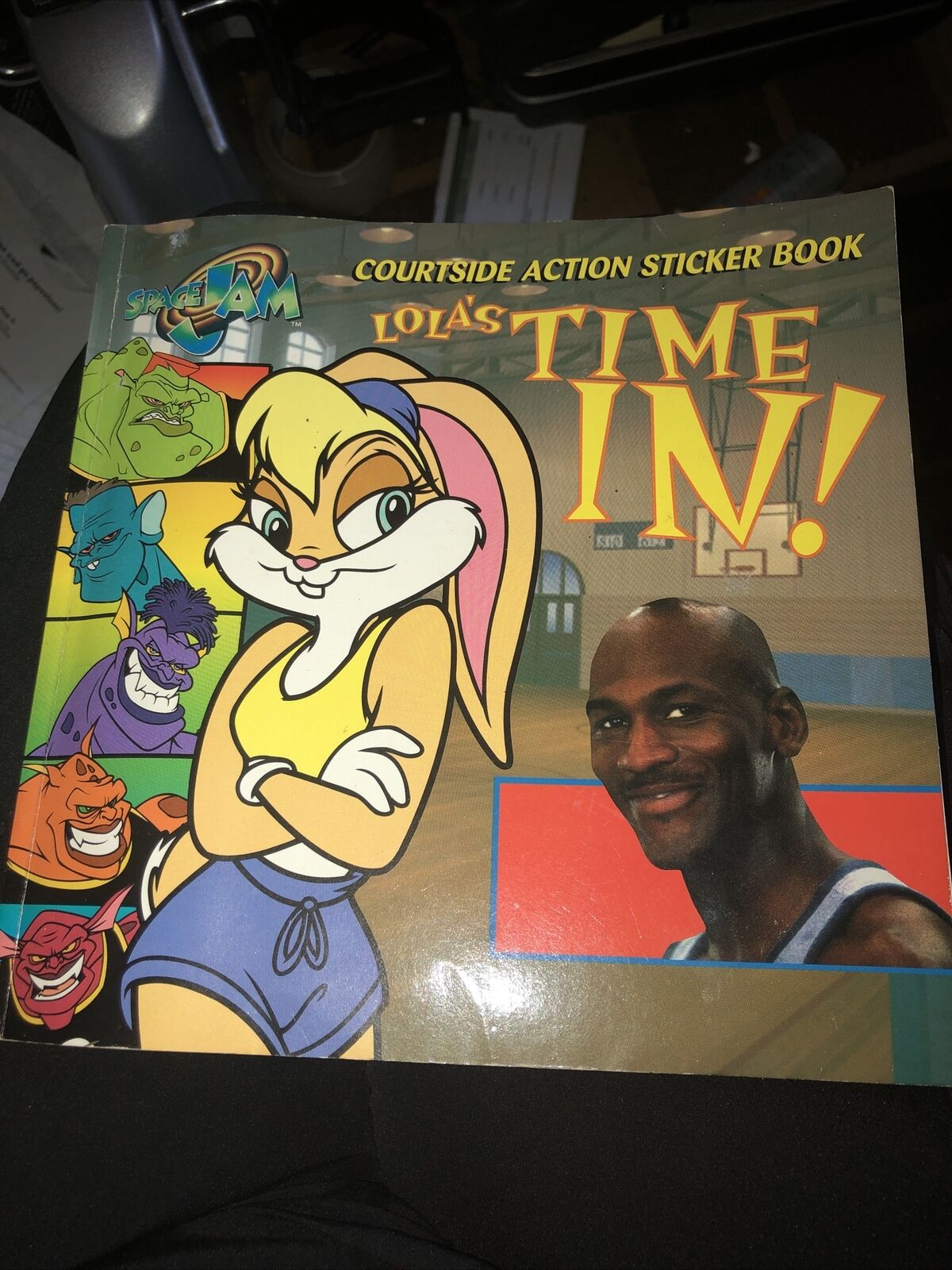 Lola\'s Time In Space Jam Sticker Book Vintage 1996