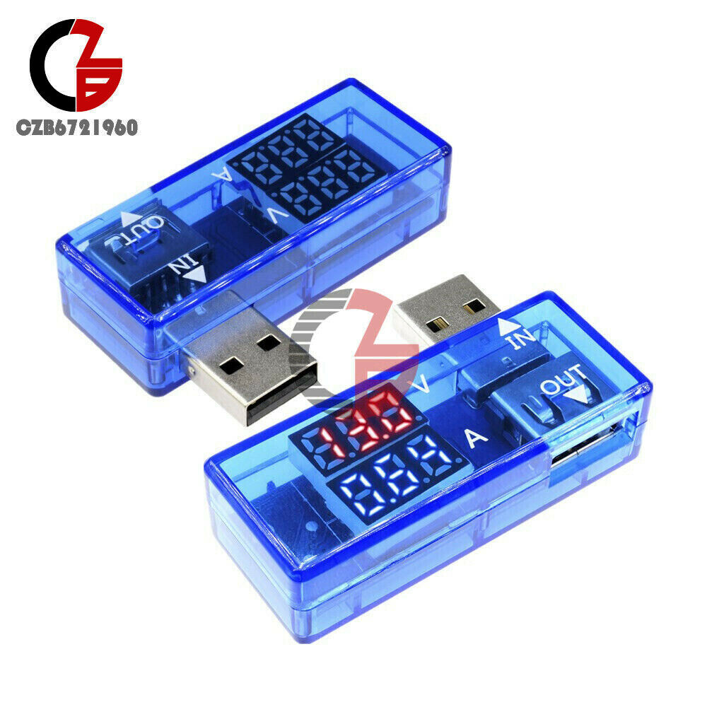 USB OLED LED Battery Charger Power Current Voltage Voltmeter Ammeter  Detector
