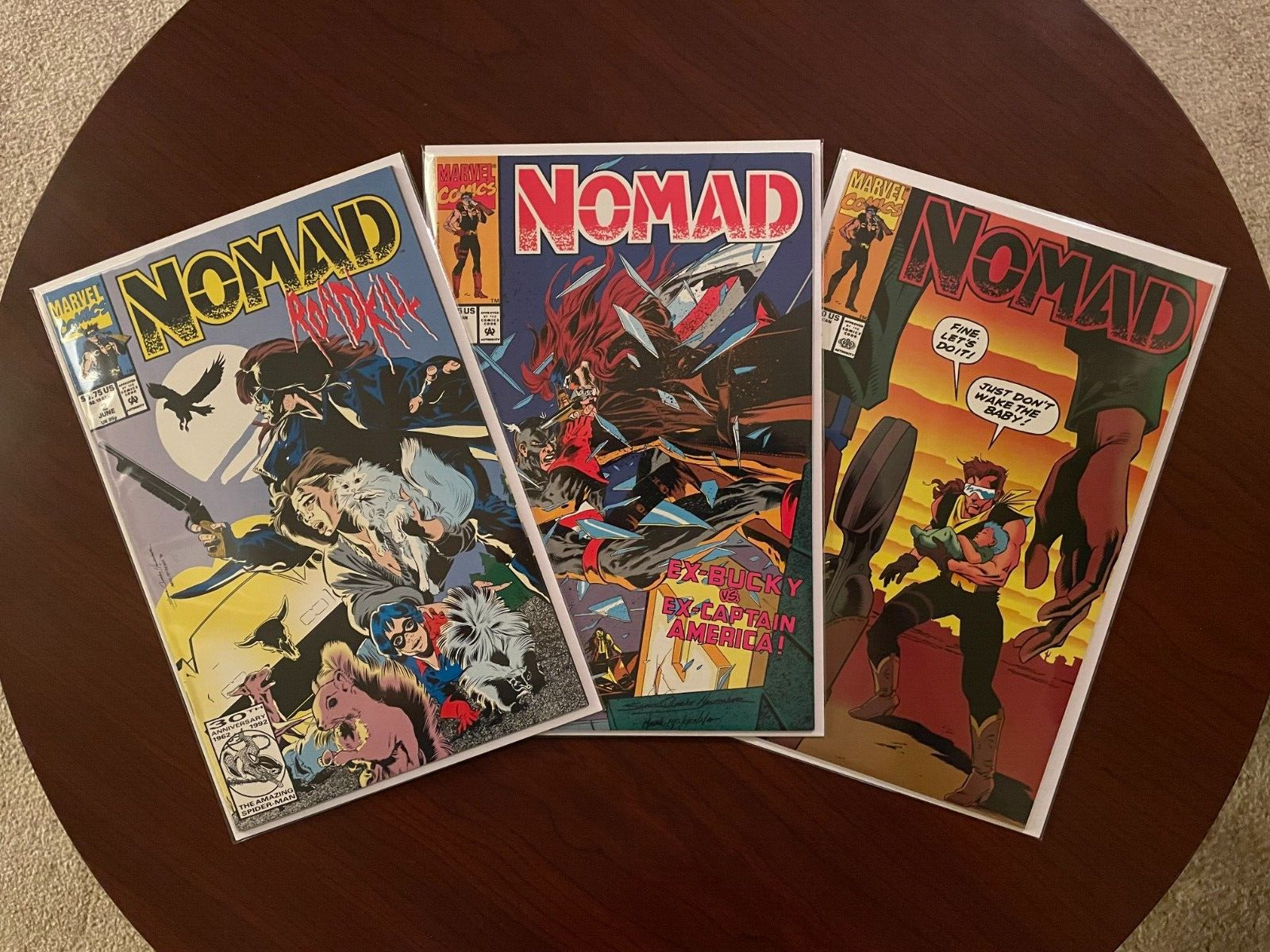 Nomad #2 #3 #3 (Marvel 1991-92) 1st Road Kill Club 1st Undergrounders 9.0 VF/NM