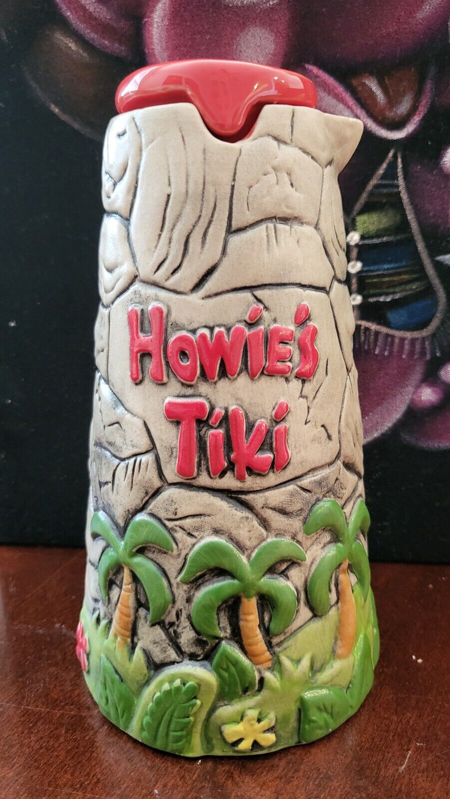 Howie's Tiki Volcano Mug by Ken Ruzic for Tiki Farm NEW Just 4 left